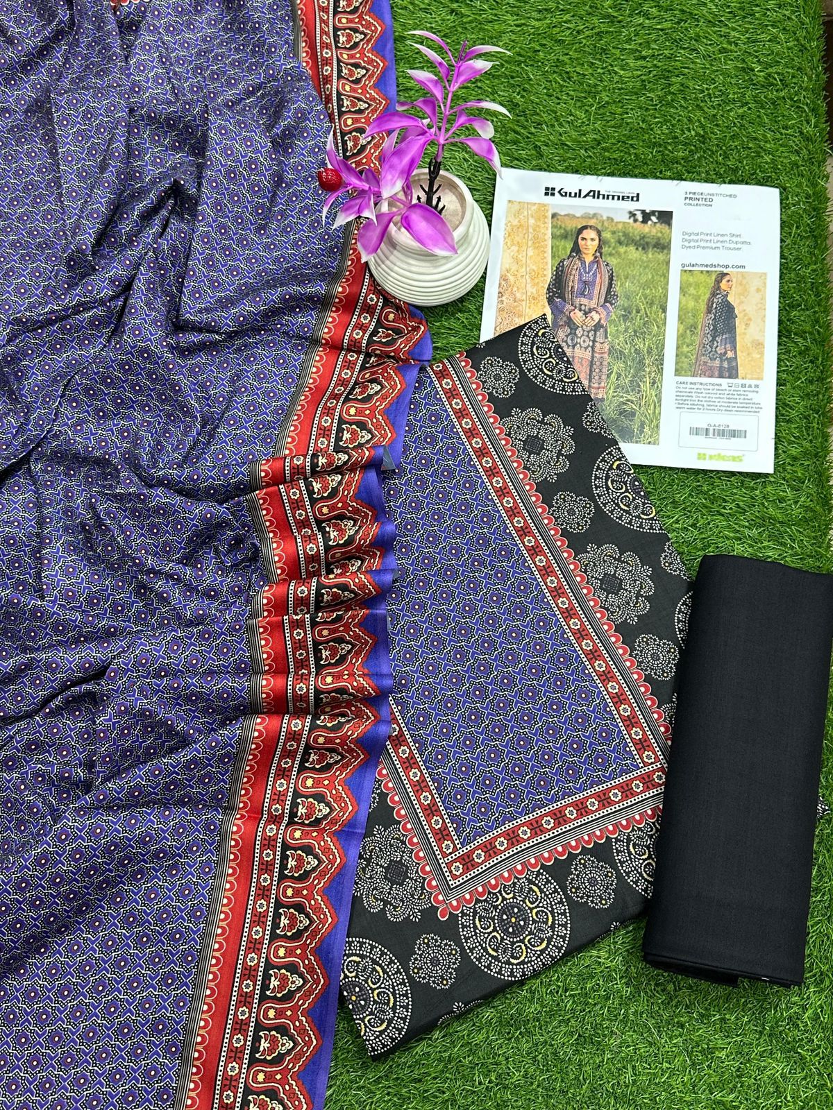 GulAhmed Linen Volume Winter Collection 2025